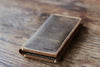 IPHONE WALLET CASE - DISTRESSED LEATHER