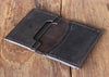 MATTE BLACK LEATHER WALLET BIFOLD